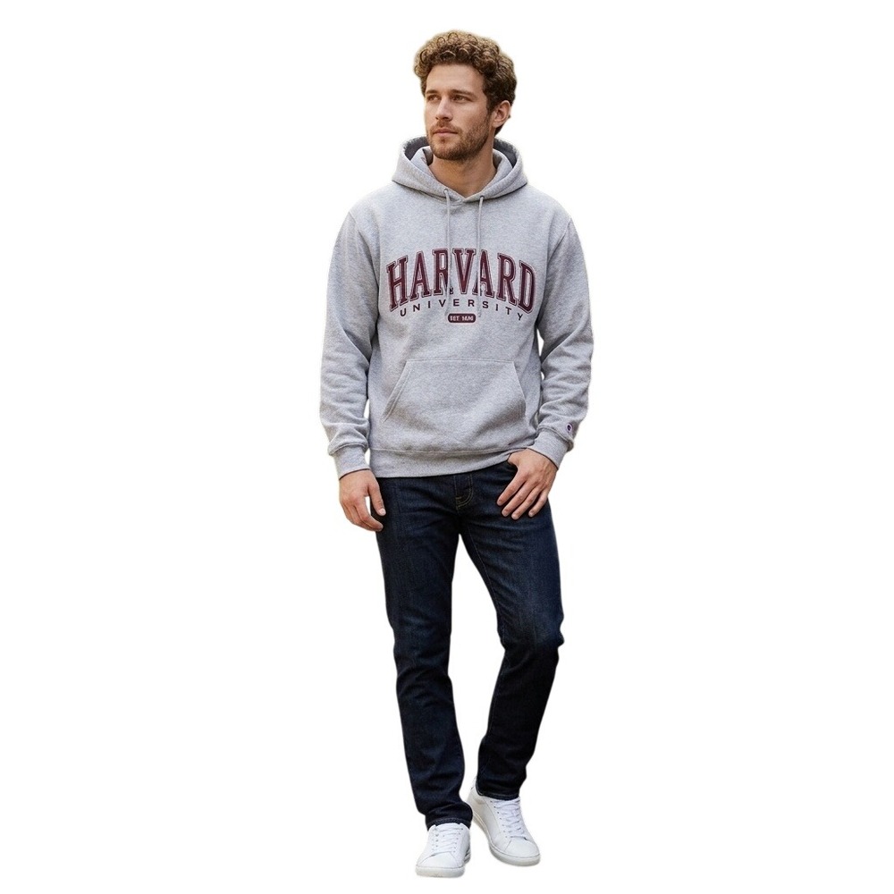 H&M Men's XL Gray Harvard University Ivy League Collegiate‎ Hoodie Sweatshirt